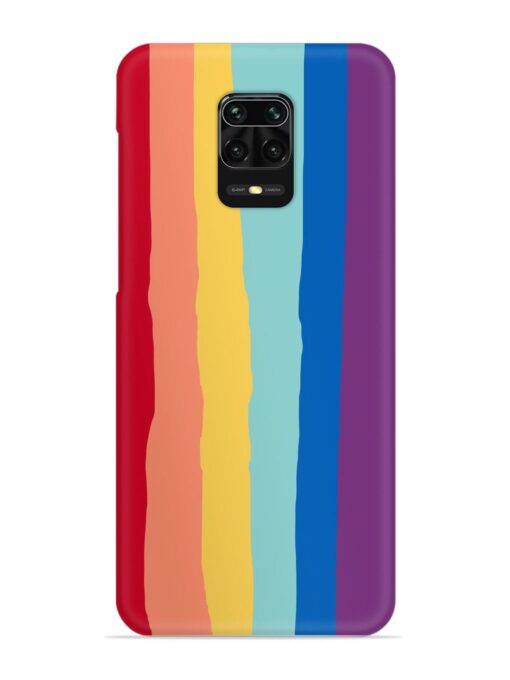 Rainbow Genuine Liquid Snap Case for Xiaomi Redmi Note 9 Pro