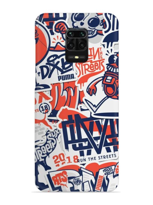 Run The Street Snap Case for Xiaomi Redmi Note 9 Pro Zapvi