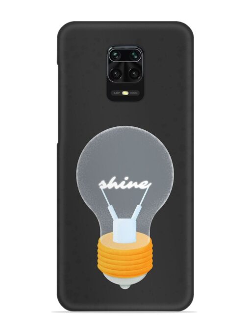 Bulb Background Snap Case for Xiaomi Redmi Note 9 Pro Zapvi