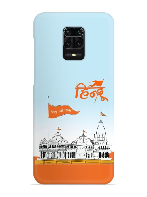 Ram Mandir Hindu Snap Case for Xiaomi Redmi Note 9 Pro Zapvi