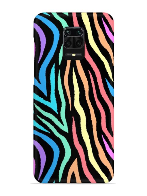 Colorful Abstract Zebra Snap Case for Xiaomi Redmi Note 9 Pro Zapvi