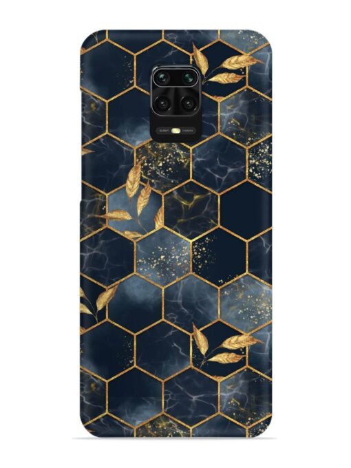 Marble Hexagon Seamless Snap Case for Xiaomi Redmi Note 9 Pro