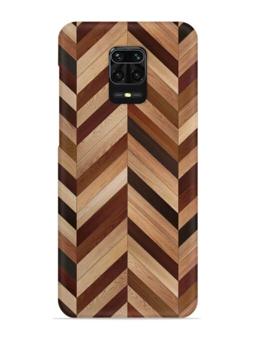 Seamless Wood Parquet Snap Case for Xiaomi Redmi Note 9 Pro Zapvi