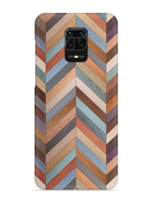 Seamless Wood Parquet Snap Case for Xiaomi Redmi Note 9 Pro Zapvi