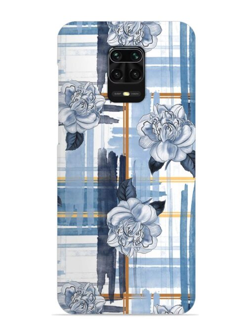 Watercolor Pattern Rose Snap Case for Xiaomi Redmi Note 9 Pro Zapvi