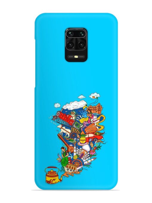 Vector Design Indian Snap Case for Xiaomi Redmi Note 9 Pro Zapvi