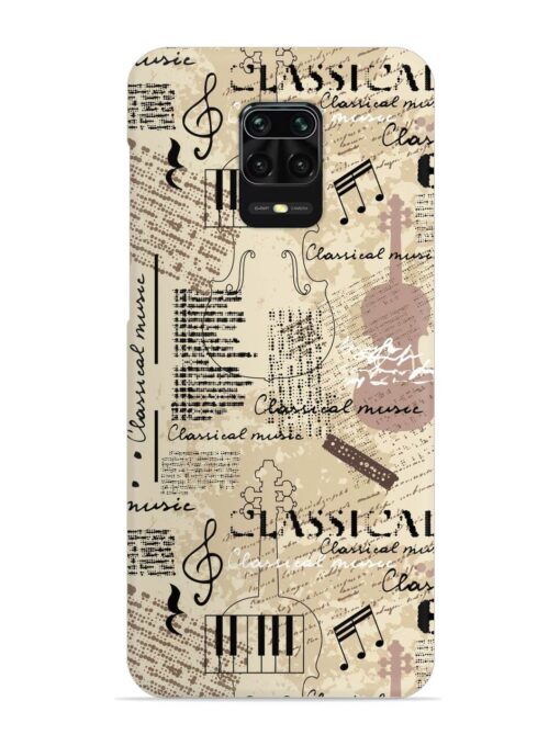 Classical Music Lpattern Snap Case for Xiaomi Redmi Note 9 Pro