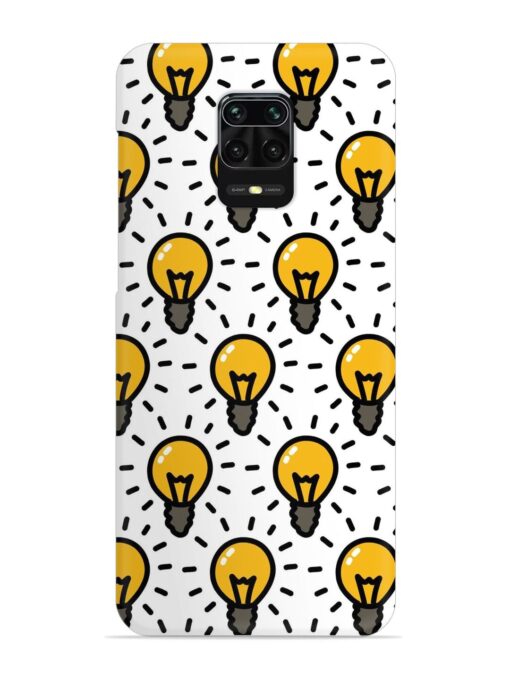 Light Bulb Seamless Snap Case for Xiaomi Redmi Note 9 Pro Zapvi