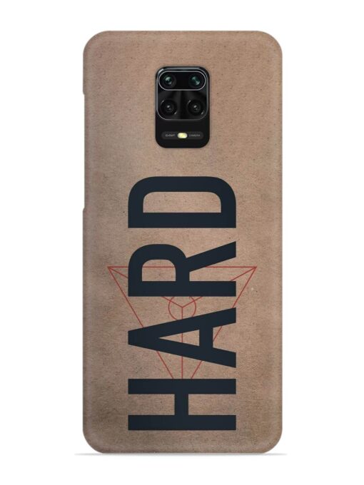 Hard Typo Snap Case for Xiaomi Redmi Note 9 Pro Zapvi