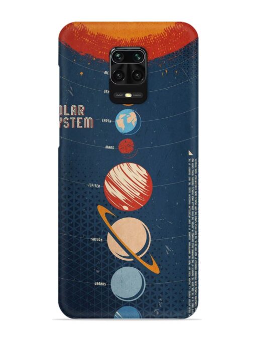 Solar System Vector Snap Case for Xiaomi Redmi Note 9 Pro Zapvi