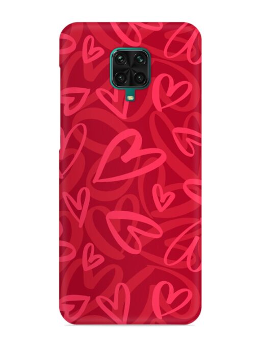 Seamless Romantic Pattern Snap Case for Xiaomi Redmi Note 9 Pro Max Zapvi