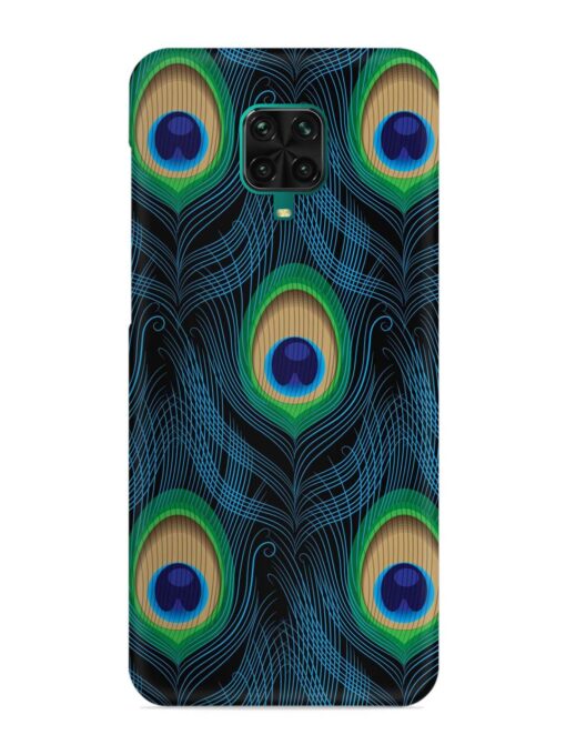 Seamless Pattern Peacock Snap Case for Xiaomi Redmi Note 9 Pro Max Zapvi