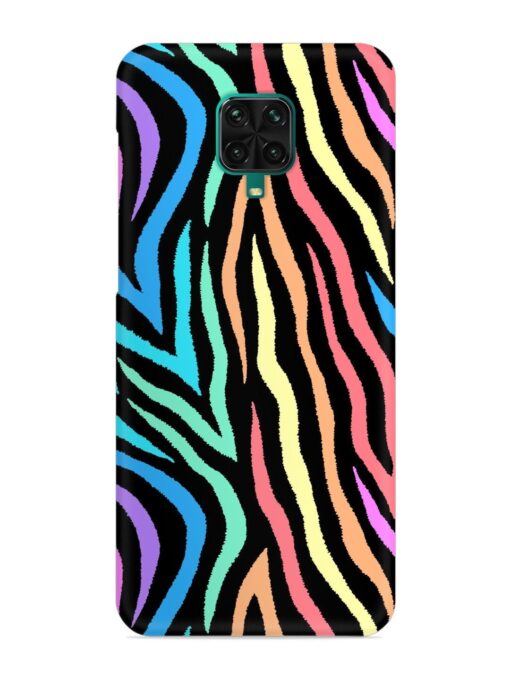 Colorful Abstract Zebra Snap Case for Xiaomi Redmi Note 9 Pro Max Zapvi