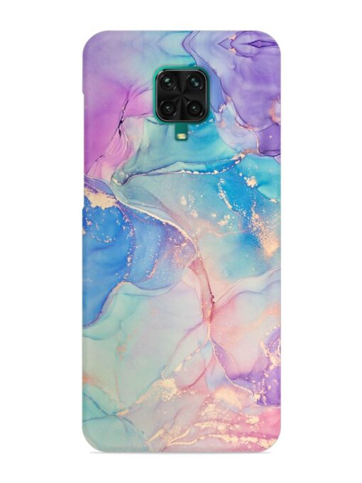 Alcohol Ink Colors Snap Case for Xiaomi Redmi Note 9 Pro Max Zapvi