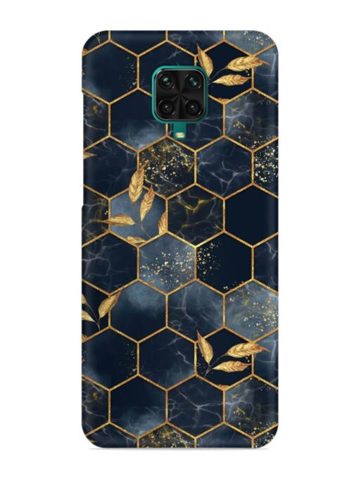 Marble Hexagon Seamless Snap Case for Xiaomi Redmi Note 9 Pro Max Zapvi