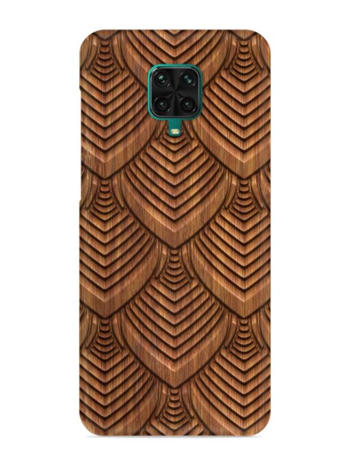 Carved Pattern On Snap Case for Xiaomi Redmi Note 9 Pro Max Zapvi