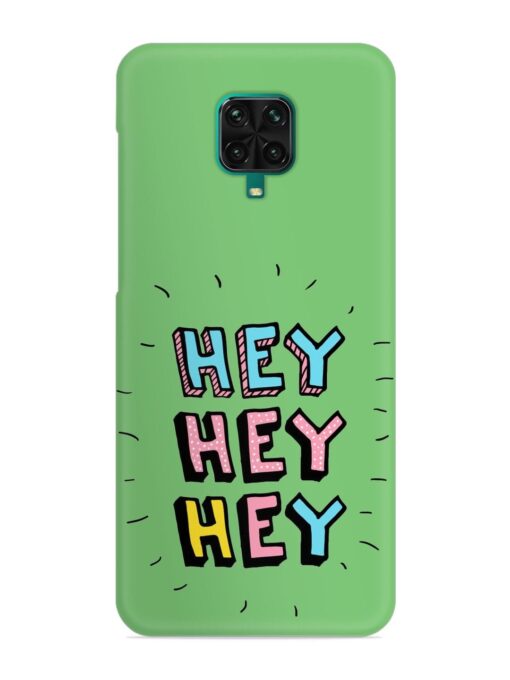 Hey Vector Cartoon Snap Case for Xiaomi Redmi Note 9 Pro Max Zapvi