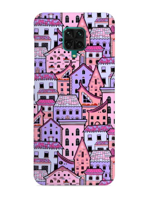 Seamless Pattern Houses Snap Case for Xiaomi Redmi Note 9 Pro Max Zapvi