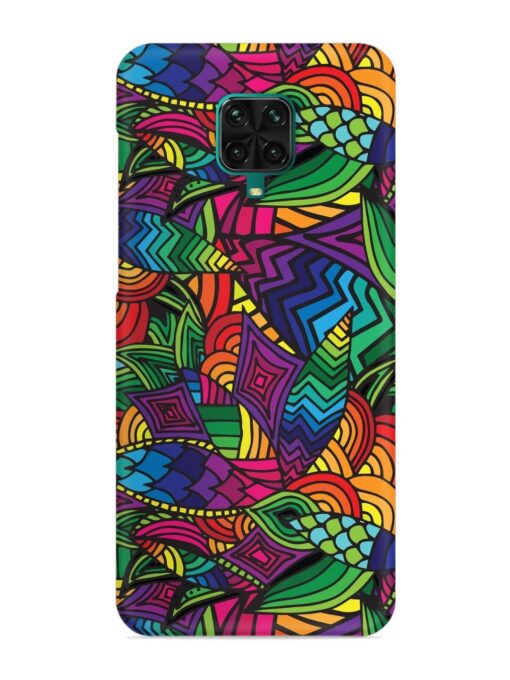 Abstract Multicolor Seamless Snap Case for Xiaomi Redmi Note 9 Pro Max Zapvi