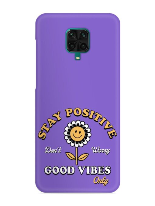 Retro Positive Flower Snap Case for Xiaomi Redmi Note 9 Pro Max Zapvi