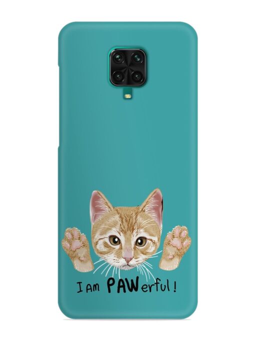 Typography Slogan Cat Snap Case for Xiaomi Redmi Note 9 Pro Max Zapvi