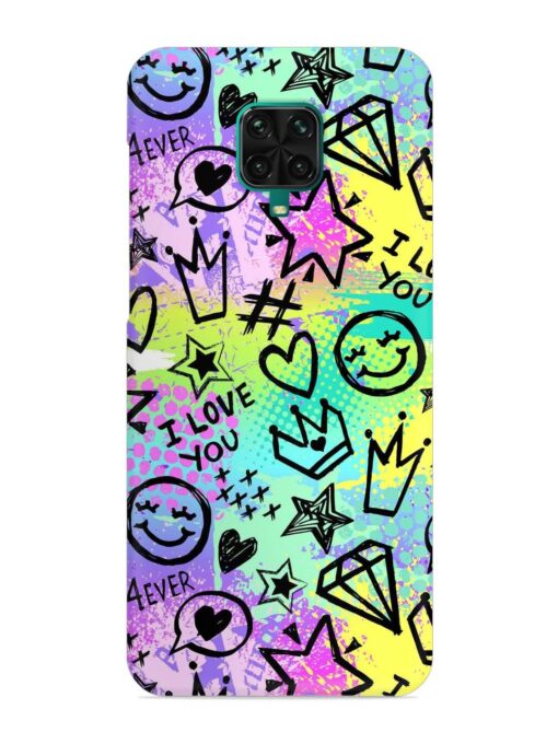 Bright Seamless Pattern Snap Case for Xiaomi Redmi Note 9 Pro Max Zapvi