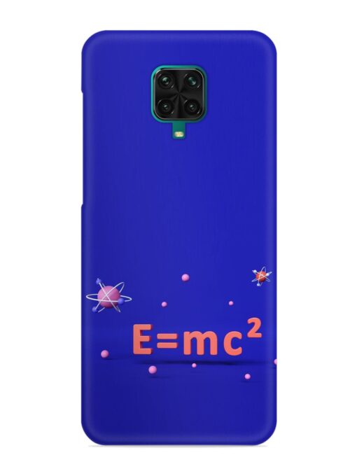 Formula Relativity Equation Snap Case for Xiaomi Redmi Note 9 Pro Max Zapvi