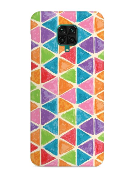 Seamless Colorful Isometric Snap Case for Xiaomi Redmi Note 9 Pro Max