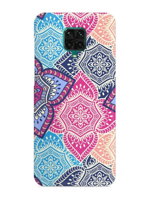 Ethnic Floral Seamless Snap Case for Xiaomi Redmi Note 9 Pro Max Zapvi