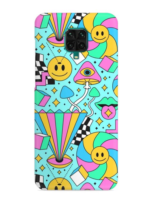 Trippy Rainbow 60S Snap Case for Xiaomi Redmi Note 9 Pro Max Zapvi