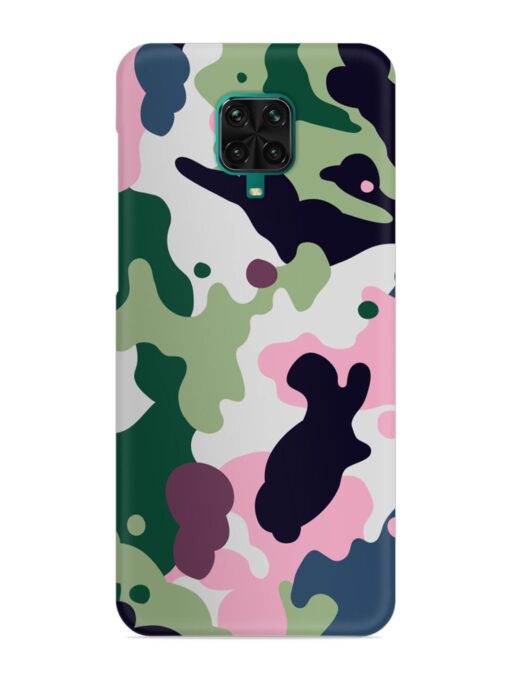 Seamless Funky Camouflage Snap Case for Xiaomi Redmi Note 9 Pro Max Zapvi