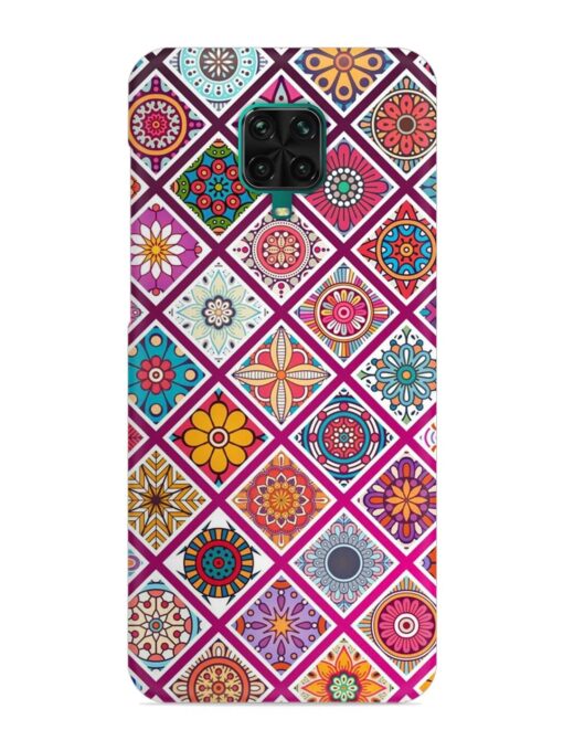 Seamless Tile Pattern Snap Case for Xiaomi Redmi Note 9 Pro Max Zapvi