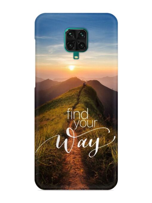 Find Your Way Snap Case for Xiaomi Redmi Note 9 Pro Max Zapvi