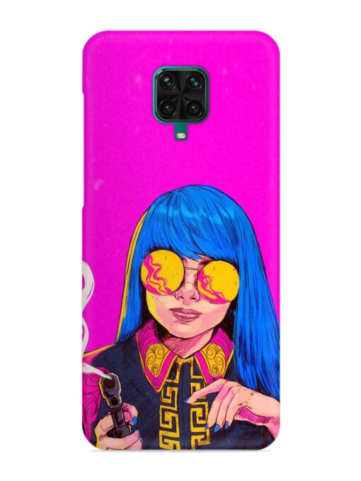 Aesthetic Anime Girl Snap Case for Xiaomi Redmi Note 9 Pro Max Zapvi