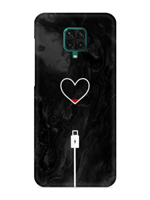 Heart Charging Vector Snap Case for Xiaomi Redmi Note 9 Pro Max Zapvi