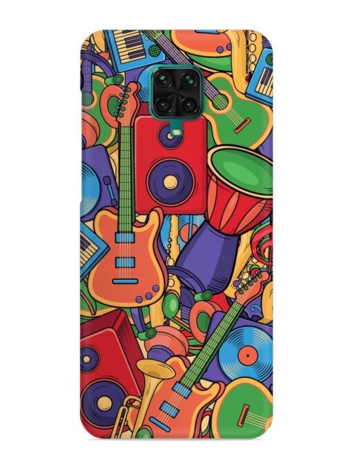 Colorful Music Art Snap Case for Xiaomi Redmi Note 9 Pro Max Zapvi