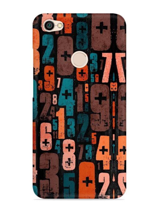 0 To 9 Art Snap Case for Xiaomi Redmi Y1 Zapvi