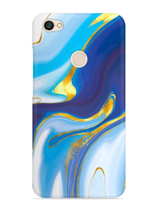 Watercolor Background With Golden Foil Snap Case for Xiaomi Redmi Y1 Zapvi