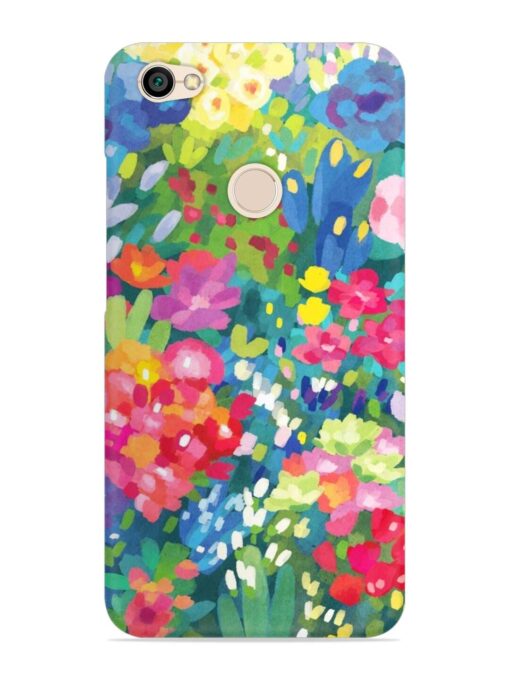 Watercolor Flower Art Snap Case for Xiaomi Redmi Y1 Zapvi