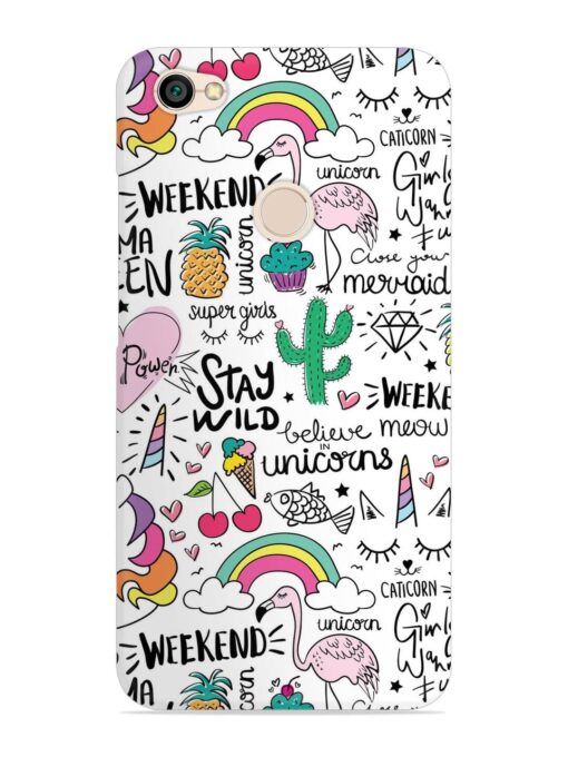 Unicorn Ice Cream Snap Case for Xiaomi Redmi Y1 Zapvi