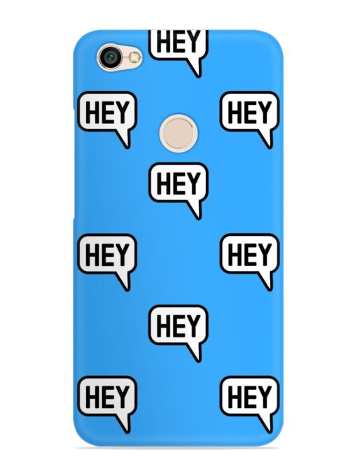 Hey Text Message Snap Case for Xiaomi Redmi Y1 Zapvi