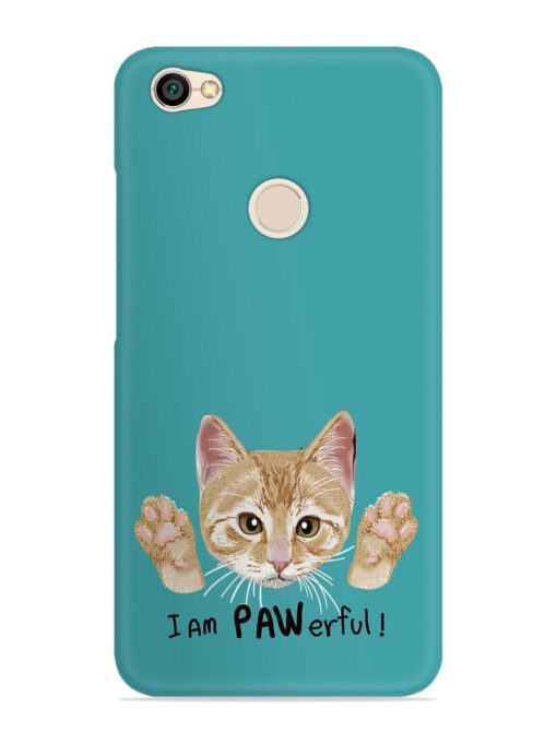 Typography Slogan Cat Snap Case for Xiaomi Redmi Y1