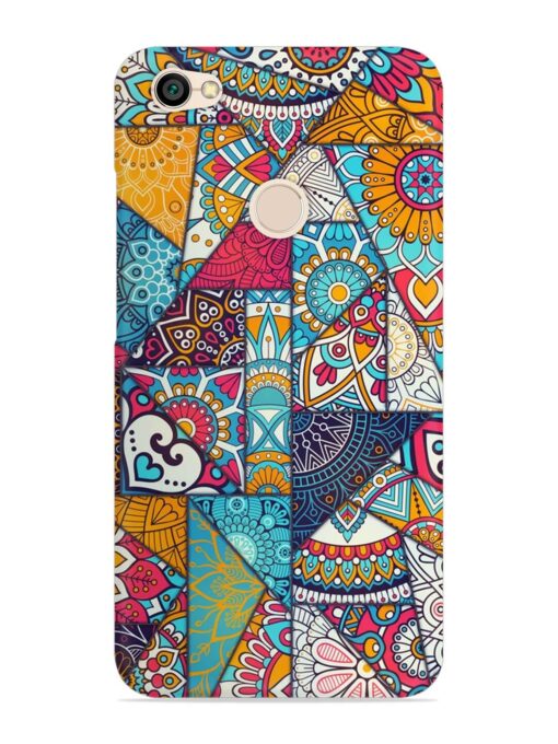 Patchwork Pattern Vintage Snap Case for Xiaomi Redmi Y1 Zapvi