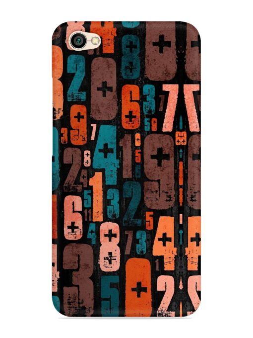 0 To 9 Art Snap Case for Xiaomi Redmi Y1 Lite Zapvi