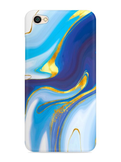 Watercolor Background With Golden Foil Snap Case for Xiaomi Redmi Y1 Lite Zapvi