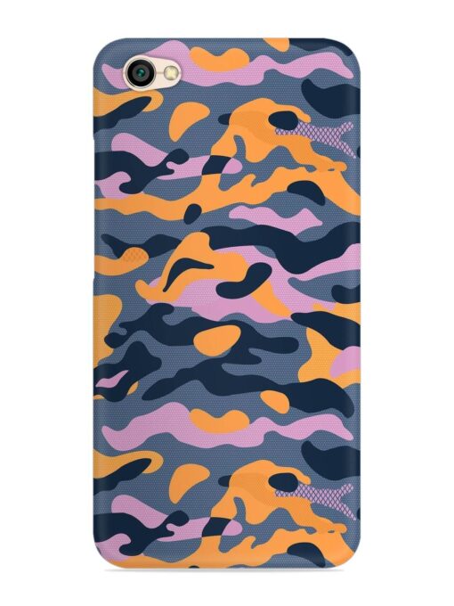 Camouflage Army Military English Orange Art Snap Case for Xiaomi Redmi Y1 Lite Zapvi