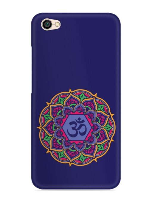 Om Mandala Art Blue Snap Case for Xiaomi Redmi Y1 Lite Zapvi