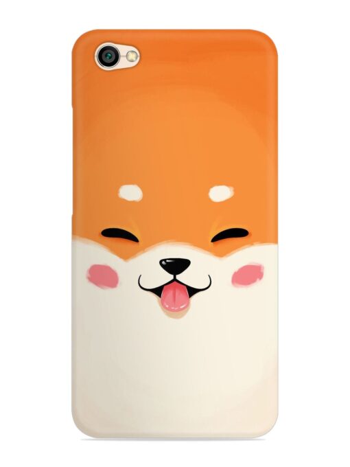 Cute Dog Face Vector Snap Case for Xiaomi Redmi Y1 Lite Zapvi