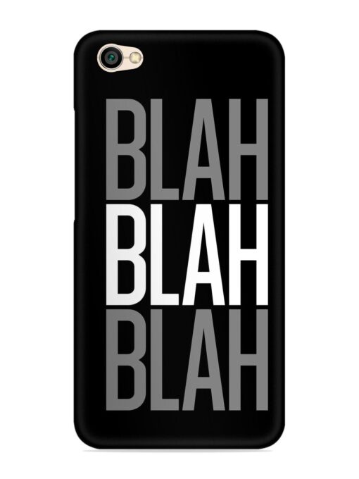 Blah Blah Blah Wallpaper Snap Case for Xiaomi Redmi Y1 Lite Zapvi