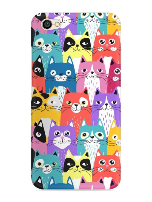 Funny Cartoon Cats Snap Case for Xiaomi Redmi Y1 Lite Zapvi